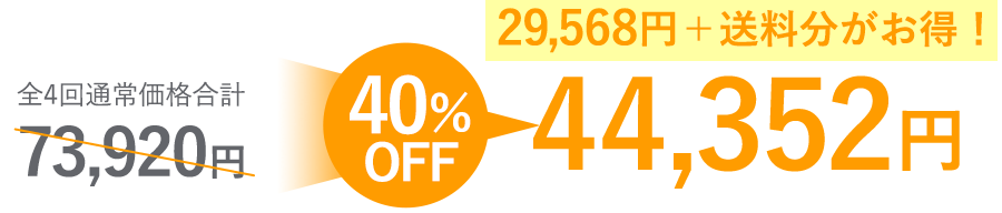 40%OFF 40,320円（税抜）